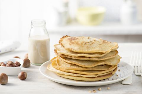 recipe image Pfannkuchen mit Haselnussmilch